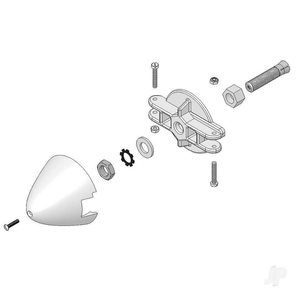 Spinner, holder, clamp 4.0in FunGlider