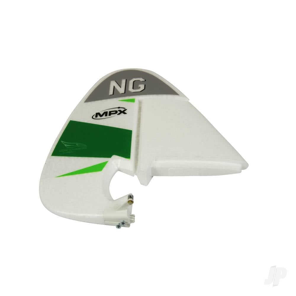 RR FunCub NG Rudder with Horn and Green Decal