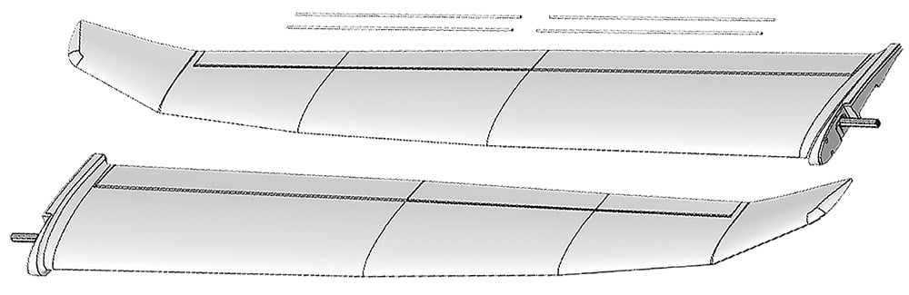 MULTIPLEX Heron Main Wing Set