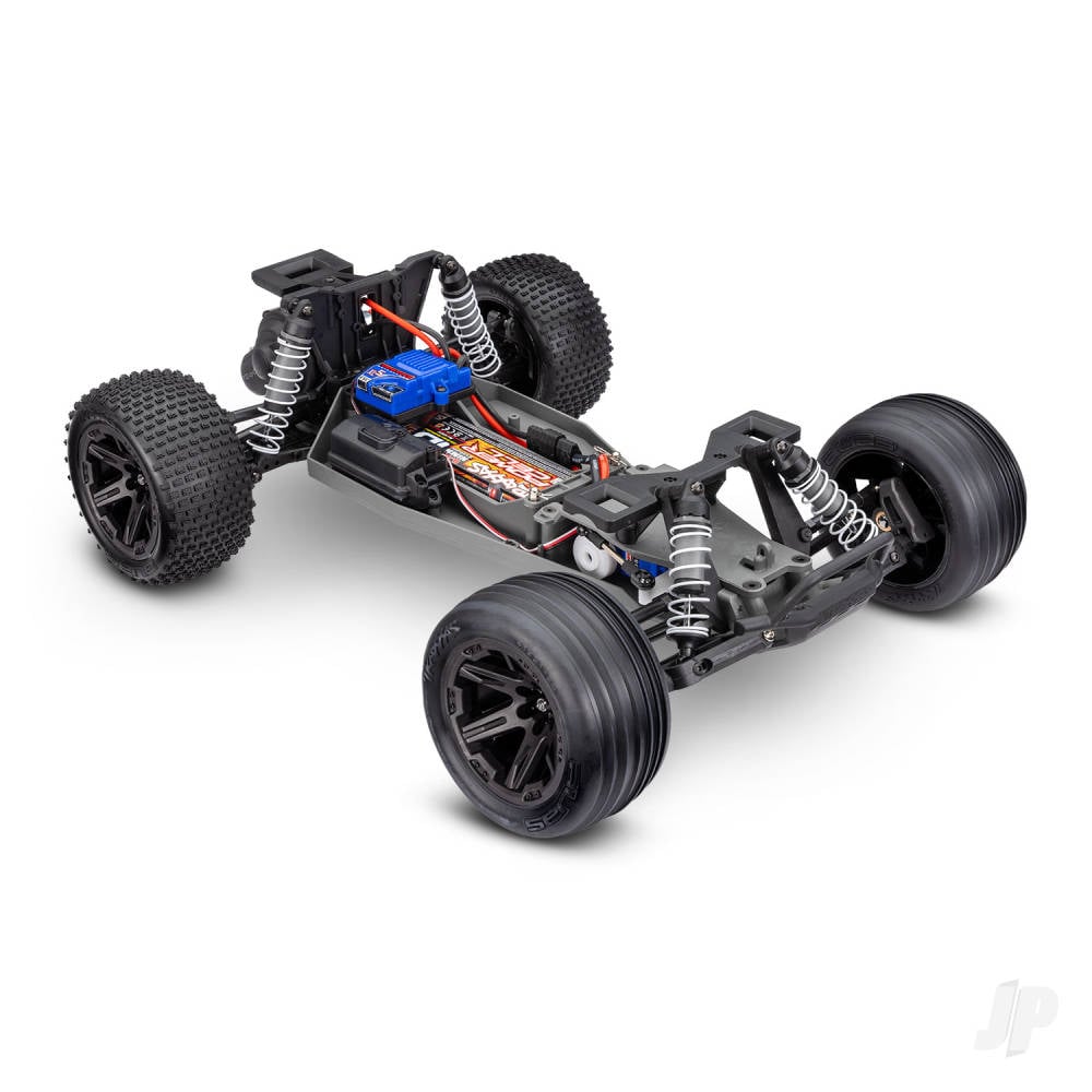 Traxxas Rustler HD 1:10 2WD RTR Stadium Truck, OrangeX (+ TQ 2-ch, XL-5, Titan 550, 7-Cell NiMH, 4A USB-C Charger, Clipless Body)-5