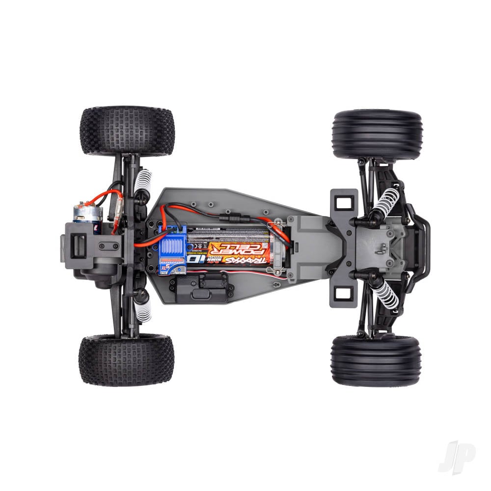 Traxxas Rustler HD 1:10 2WD RTR Stadium Truck, BlueX (+ TQ 2-ch, XL-5, Titan 550, 7-Cell NiMH, 4A USB-C Charger, Clipless Body)-6