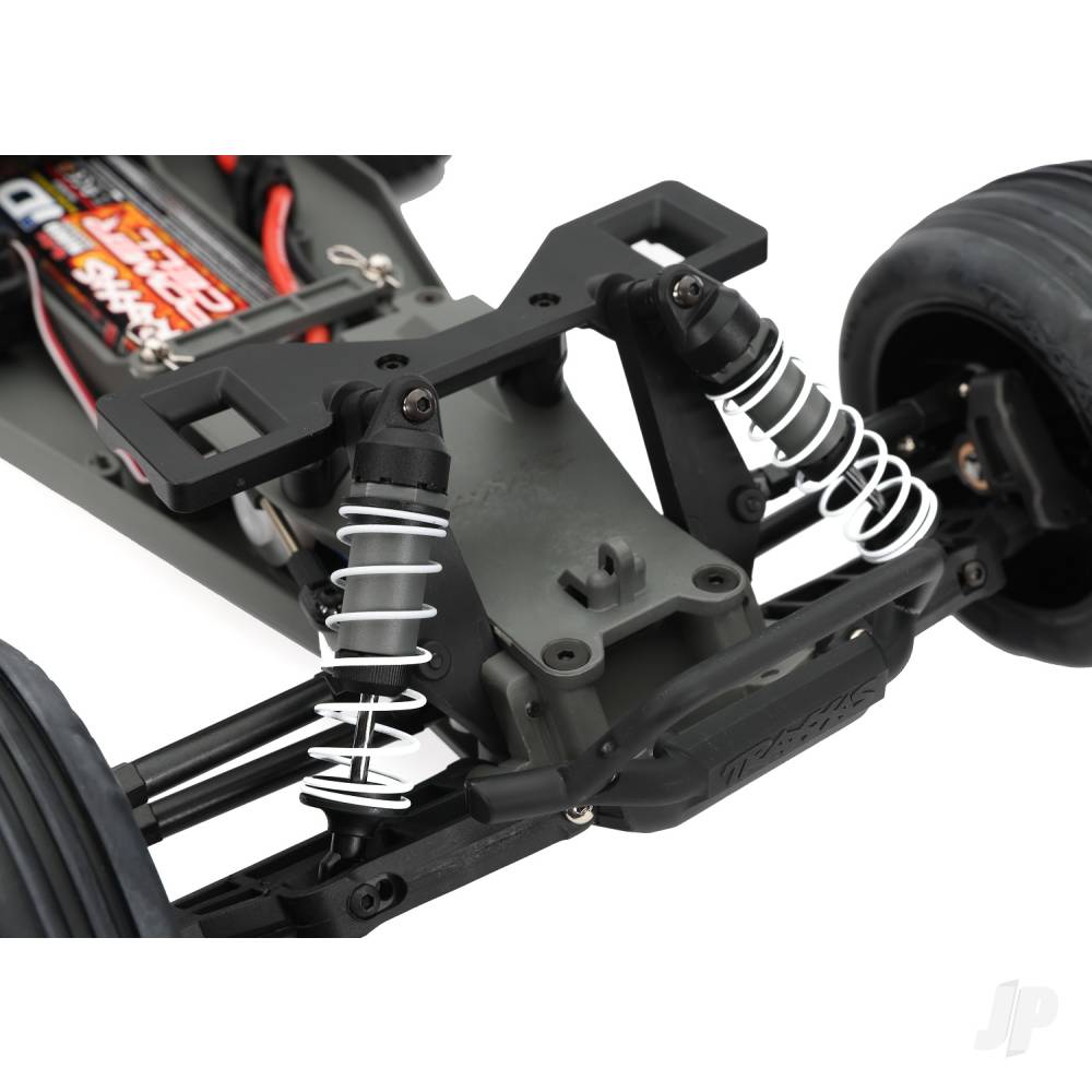 Traxxas Rustler HD 1:10 2WD RTR Stadium Truck, BlueX (+ TQ 2-ch, XL-5, Titan 550, 7-Cell NiMH, 4A USB-C Charger, Clipless Body)-8
