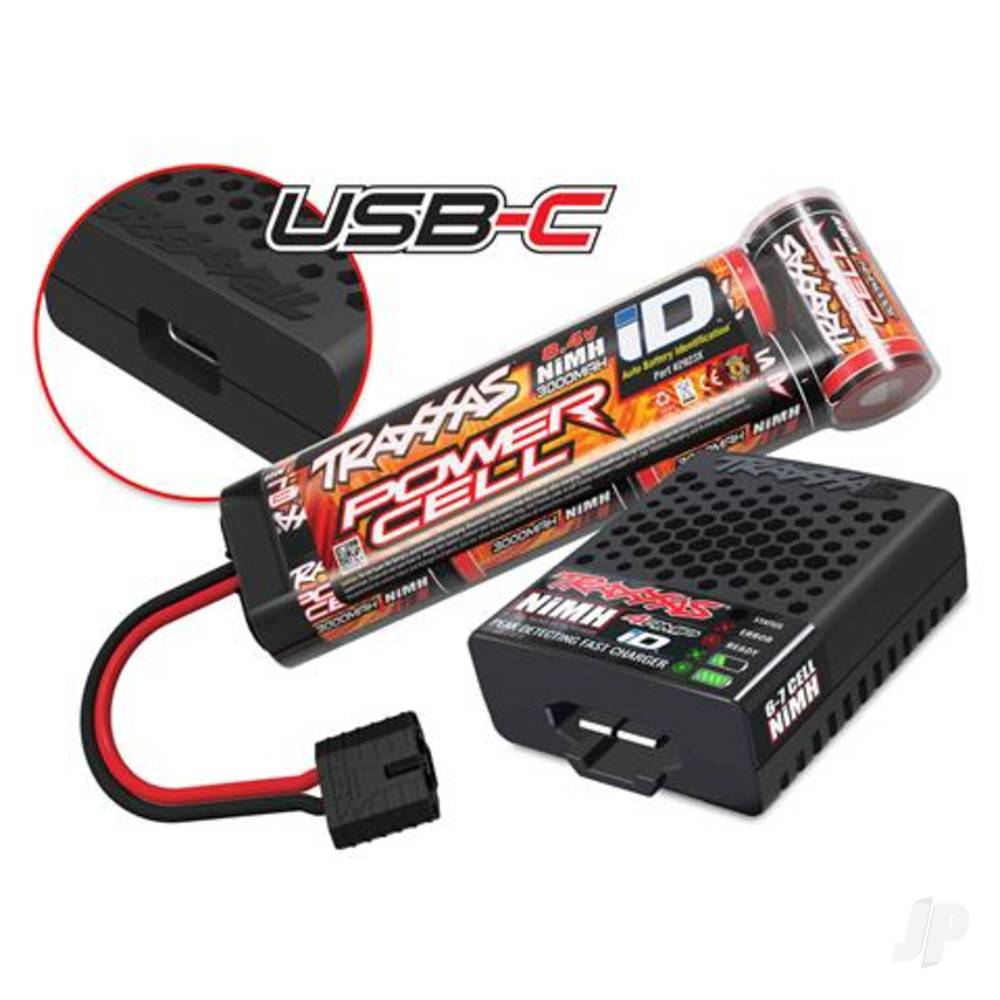 Traxxas Rustler HD 1:10 2WD RTR Stadium Truck, OrangeX (+ TQ 2-ch, XL-5, Titan 550, 7-Cell NiMH, 4A USB-C Charger, Clipless Body)-16