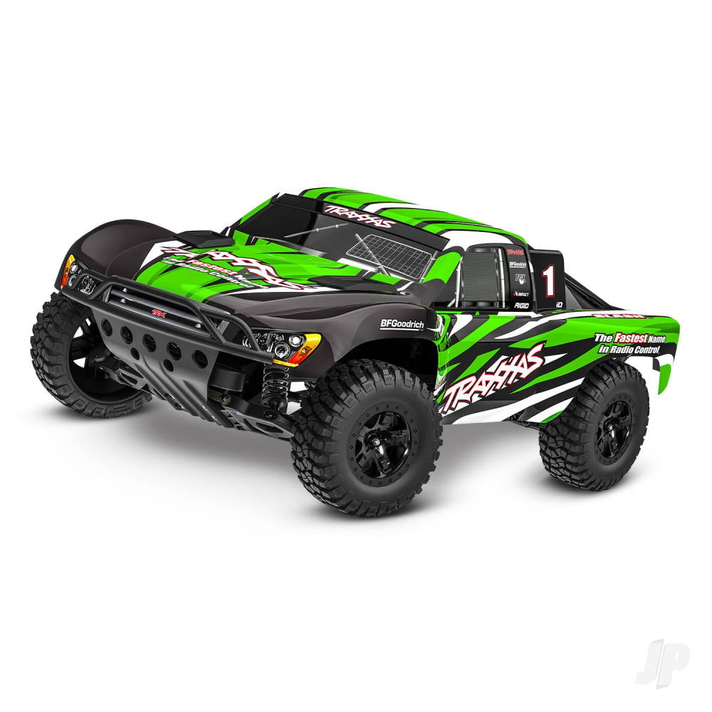 Traxxas Slash HD 1:10 2WD RTR Short Course Truck, GreenX (+ TQ 2-ch, Titan 550 12T, XL-5, Clipless Body)