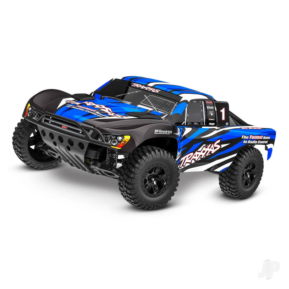Traxxas Slash HD 1:10 2WD RTR Short Course Truck, BlueX (+ TQ 2-ch, Titan 550 12T, XL-5, Clipless Body)