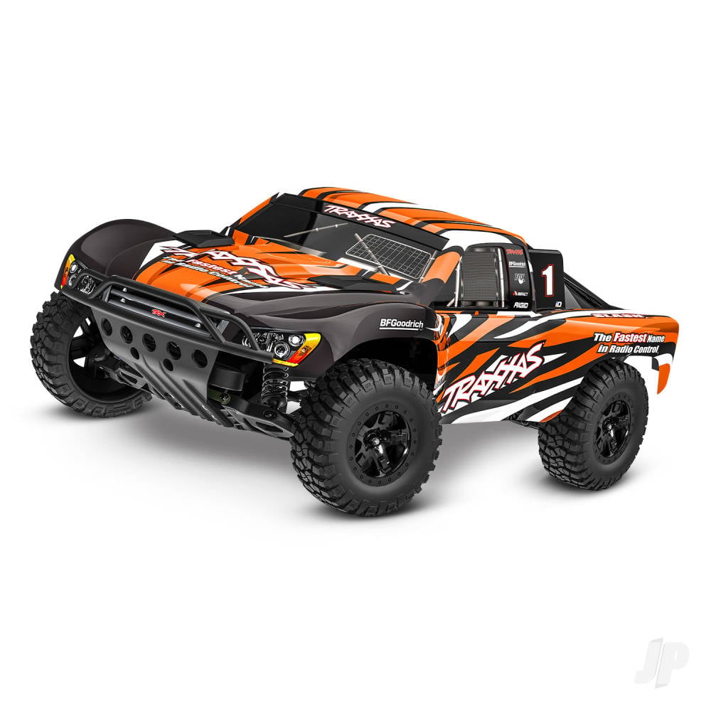 Traxxas Slash HD 1:10 2WD RTR Short Course Truck, OrangeX (+ TQ 2-ch, Titan 550 12T, XL-5, Clipless Body)