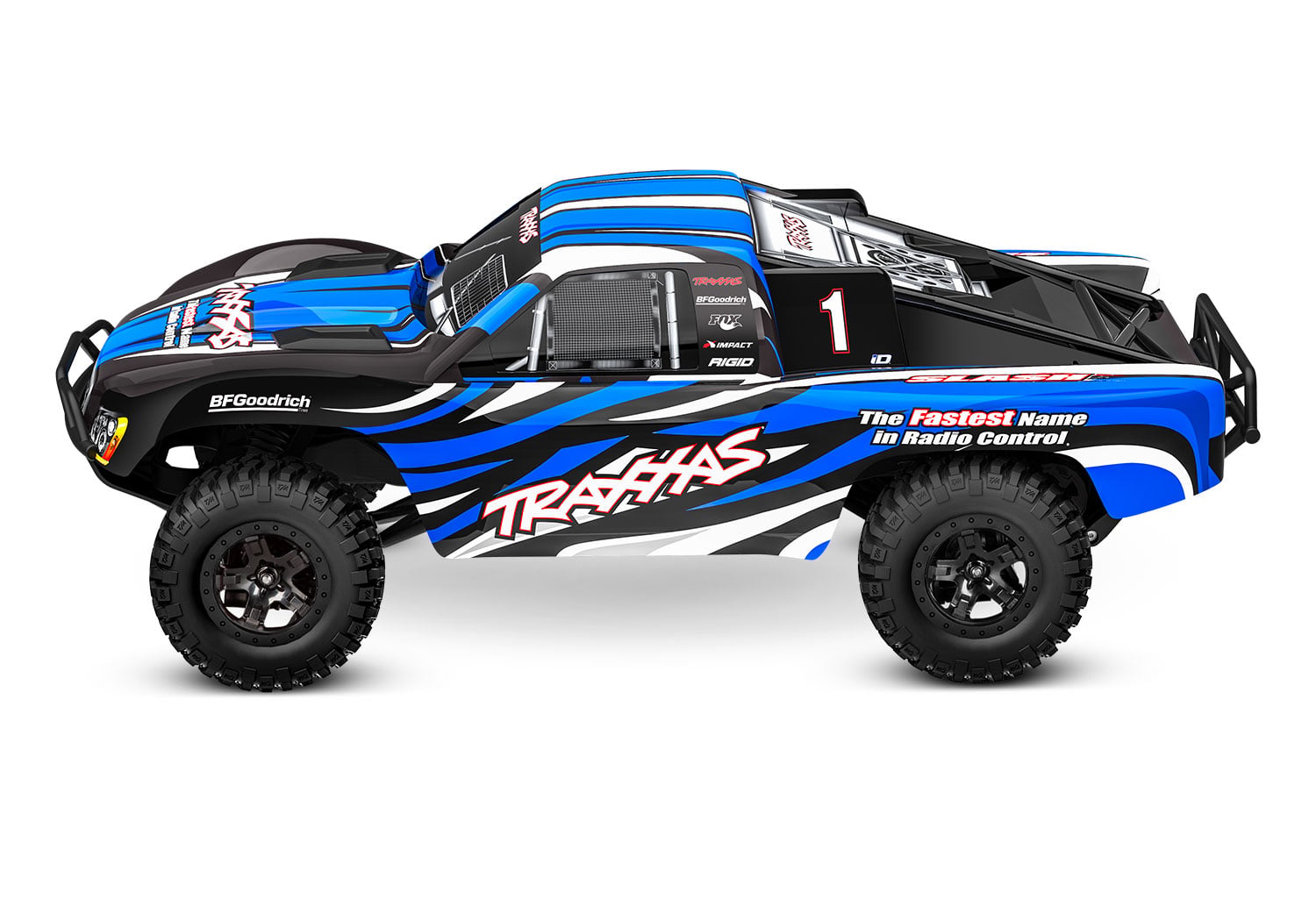 Traxxas Slash HD 1:10 2WD RTR Short Course Truck, BlueX (+ TQ 2-ch, Titan 550 12T, XL-5, Clipless Body)-2
