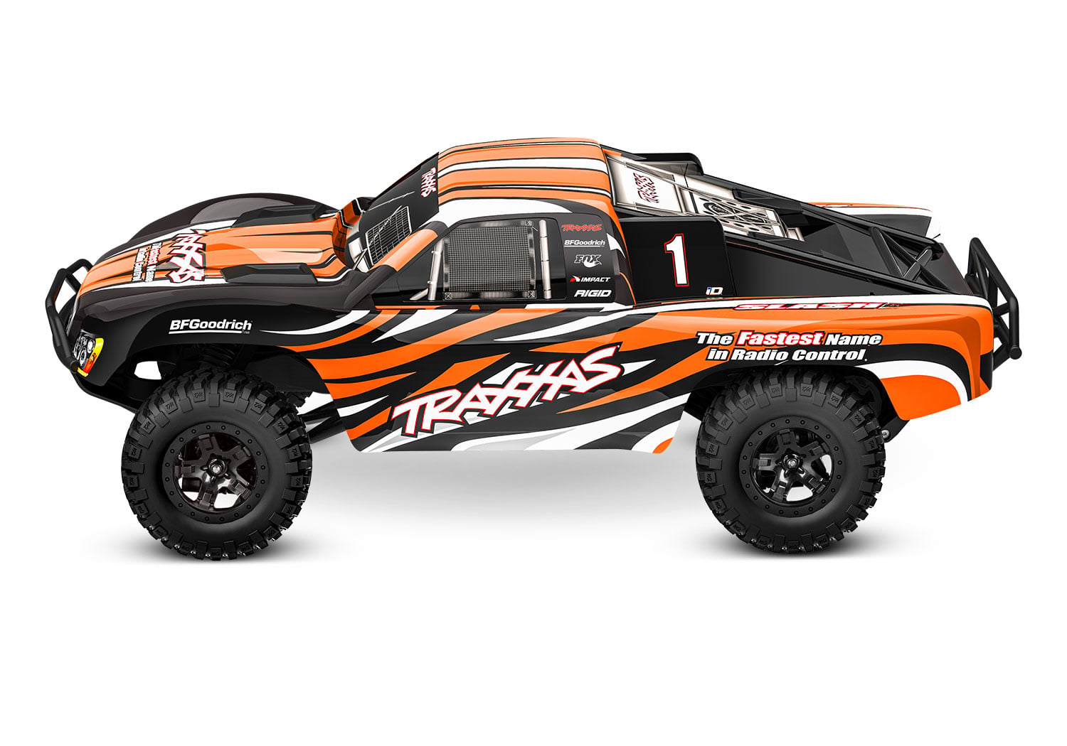 Traxxas Slash HD 1:10 2WD RTR Short Course Truck, OrangeX (+ TQ 2-ch, Titan 550 12T, XL-5, Clipless Body)-2