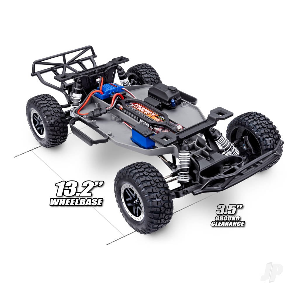 Traxxas Slash HD 1:10 2WD RTR Short Course Truck, OrangeX (+ TQ 2-ch, Titan 550 12T, XL-5, Clipless Body)-12