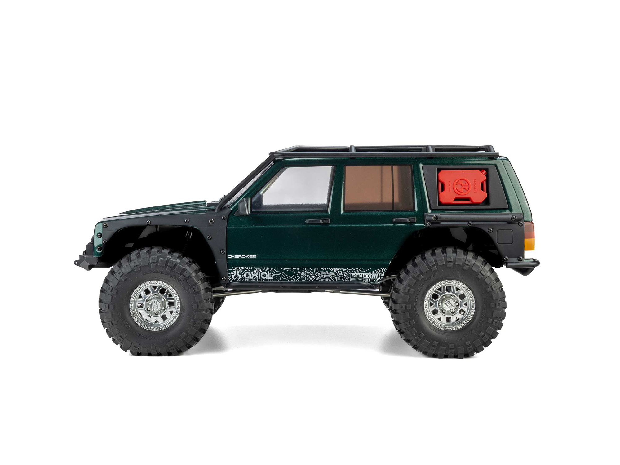 1/10 SCX10 III Jeep Cherokee XJ 4X4 RTR Rock Crawler, Green-4