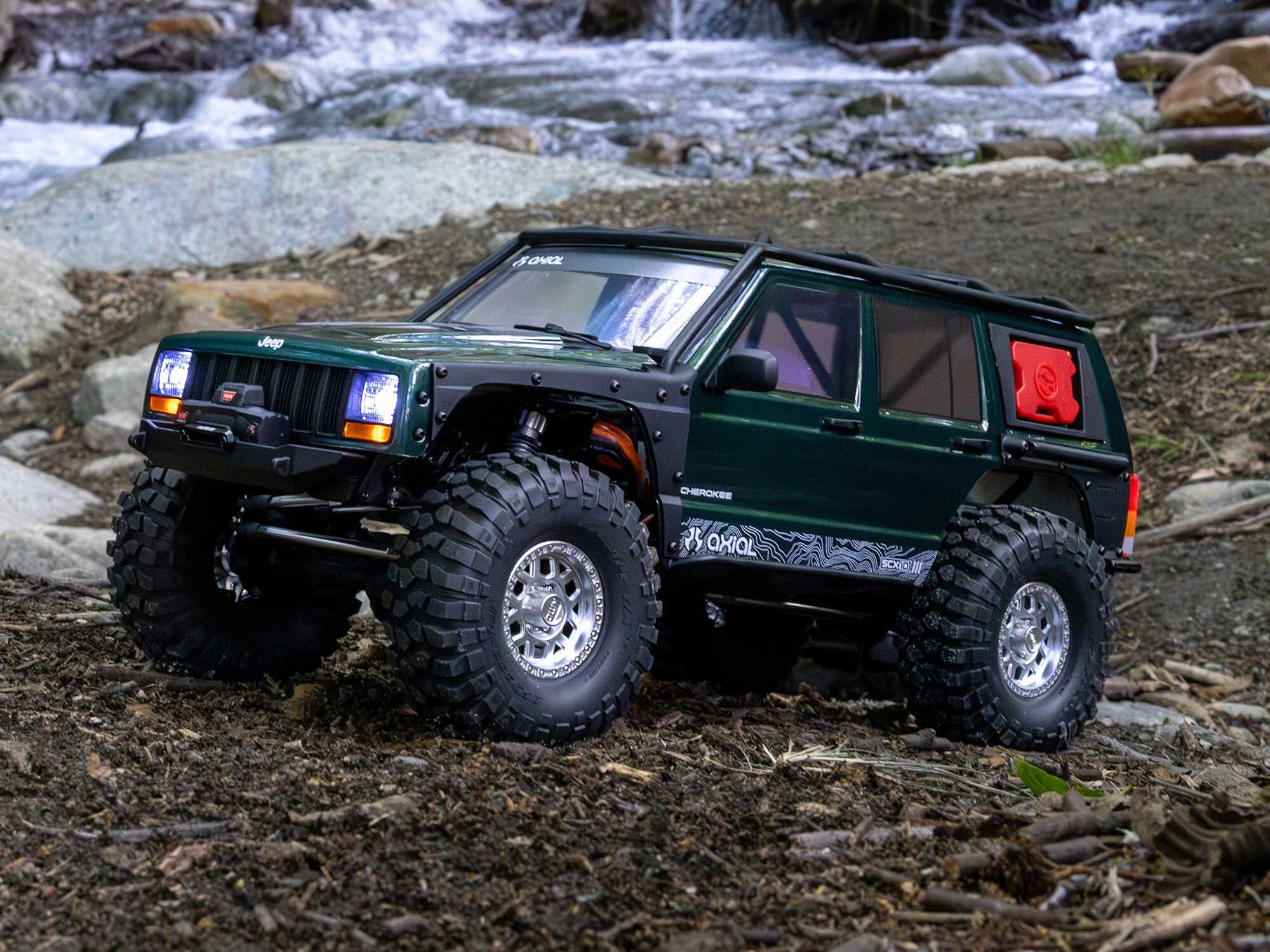 1/10 SCX10 III Jeep Cherokee XJ 4X4 RTR Rock Crawler, Green-24
