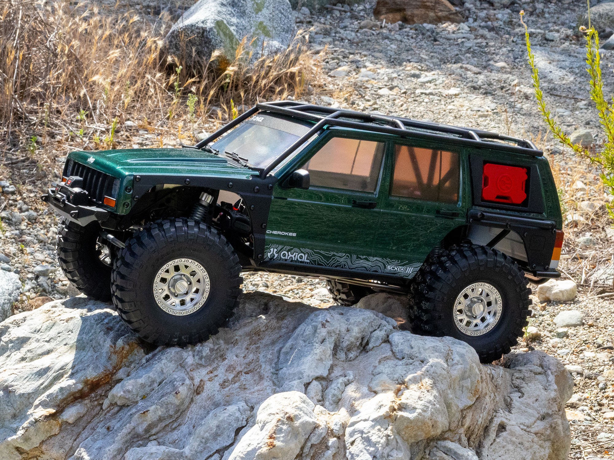 1/10 SCX10 III Jeep Cherokee XJ 4X4 RTR Rock Crawler, Green-25
