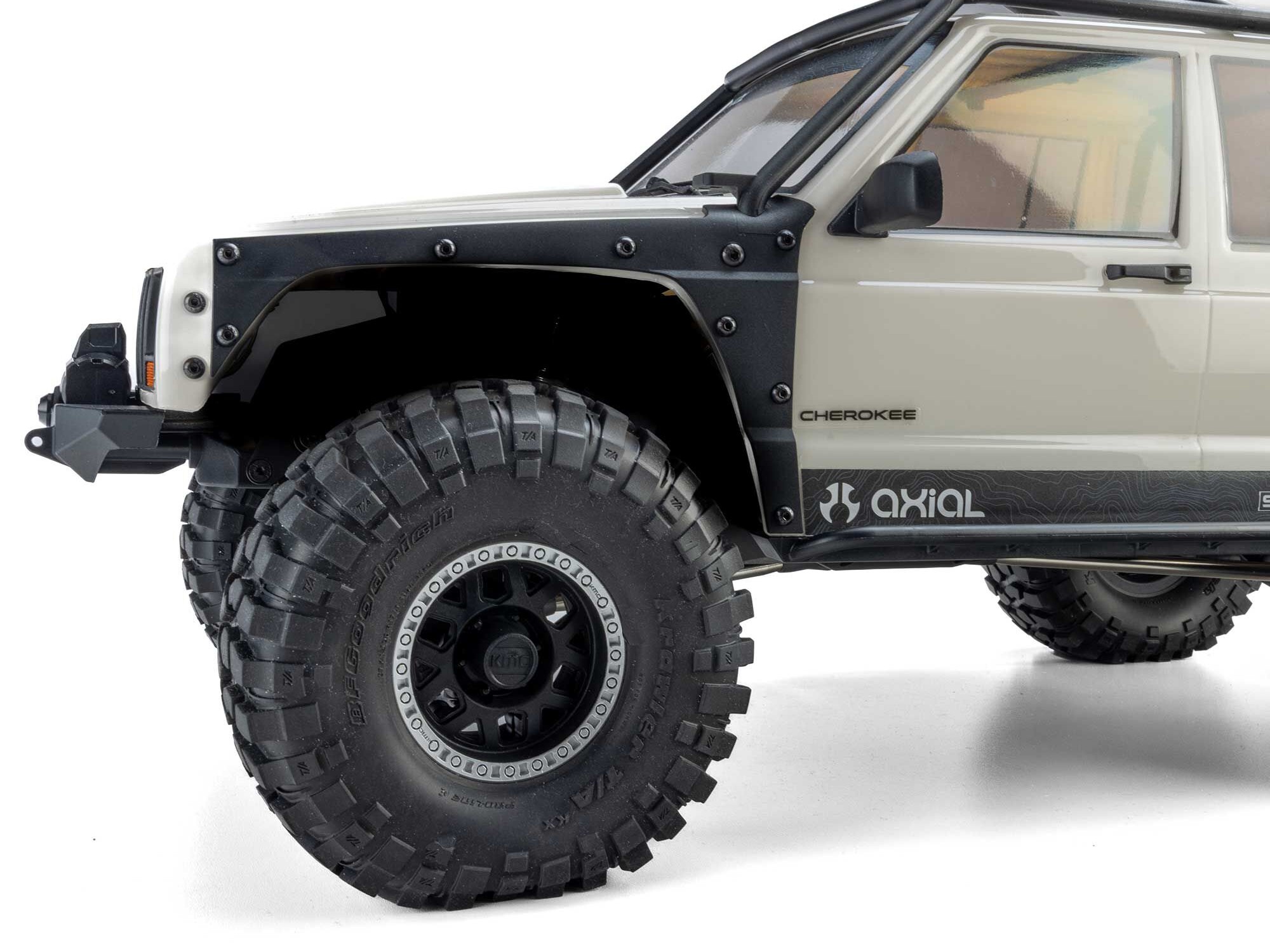 1/10 SCX10 III Jeep Cherokee XJ 4X4 RTR Rock Crawler, White-20