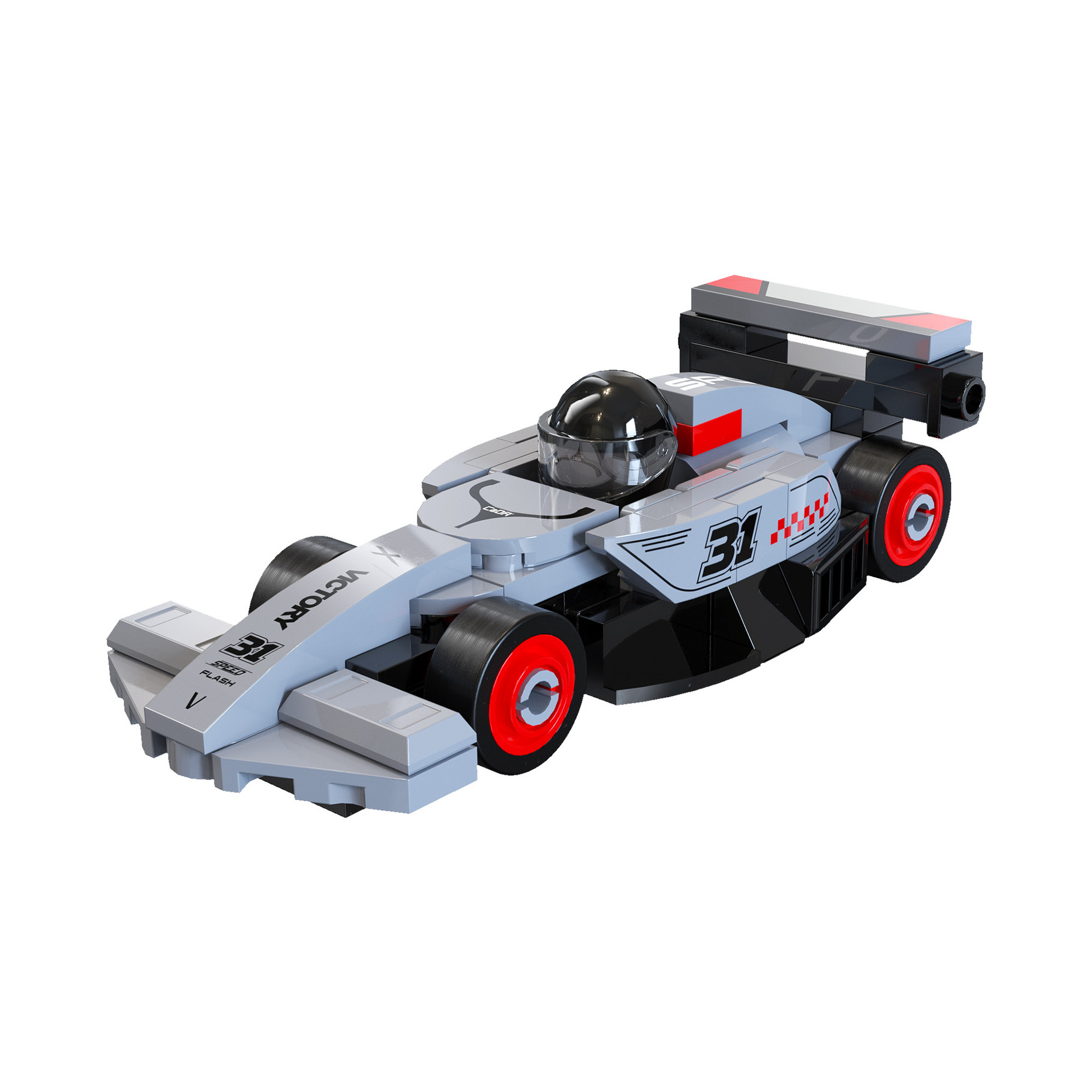 cada-mini-grey-circuit-racing-car-70-pcs
