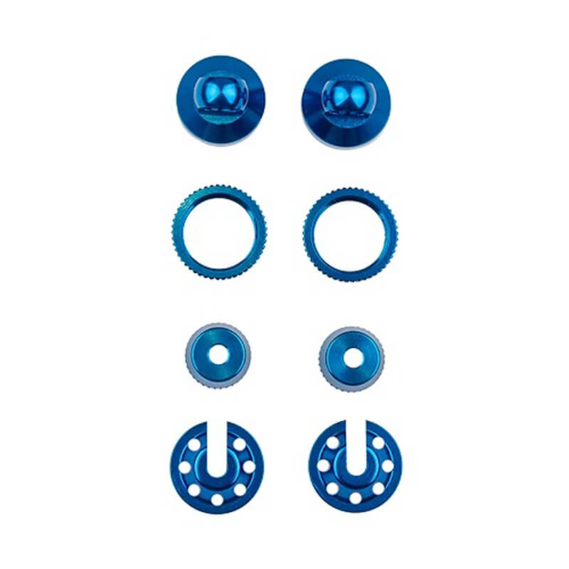team-associated-6x6-aluminium-shock-capscollarsspring-cups-blue