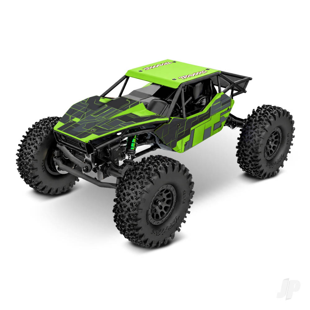 Traxxas TXC-4M Extreme Crawler 1:18 4X4 RTD Crawler, Green (+TQ Compact, 3S BL, 3350Kv, Clipless Tube-Frame Body)-3