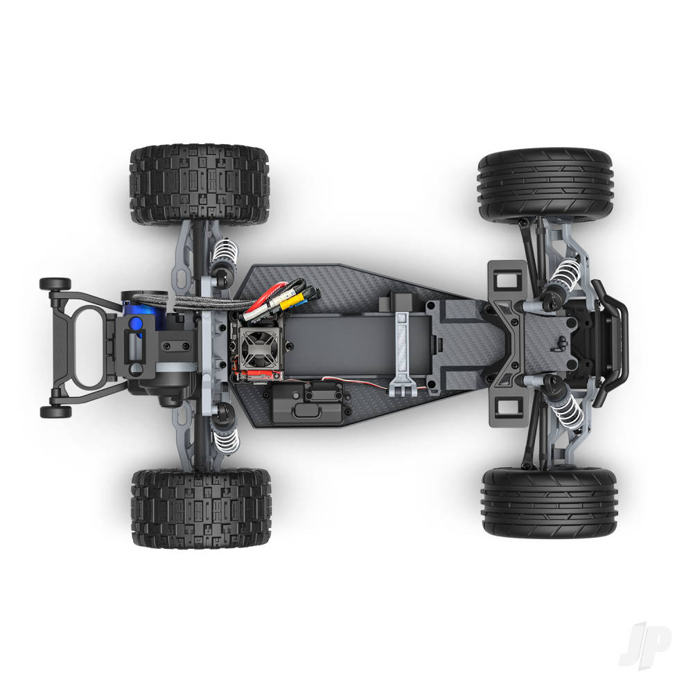 Traxxas Rustler 1:10 2WD RTR Stadium Truck, 40th Anniversary (+ TQi Sport 2-ch, TSM, VX3, Velineon V3200, Clipless Body)-6