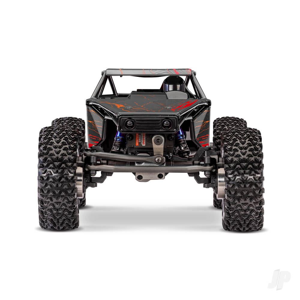 Traxxas TXC-4M Extreme Crawler 1:18 4X4 RTD Crawler, Orange (+TQ Compact, 3S BL, 3350Kv, Clipless Tube-Frame Body)-4