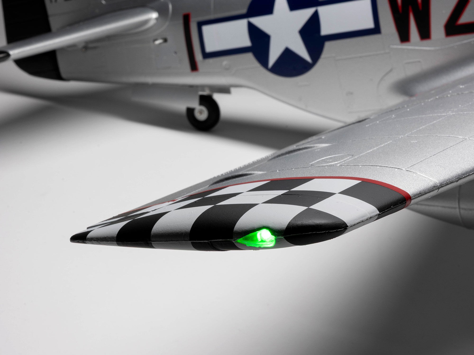 P-51D Mustang "Big Beautiful Doll" 1.5m BNF Basic with AS3X+-25