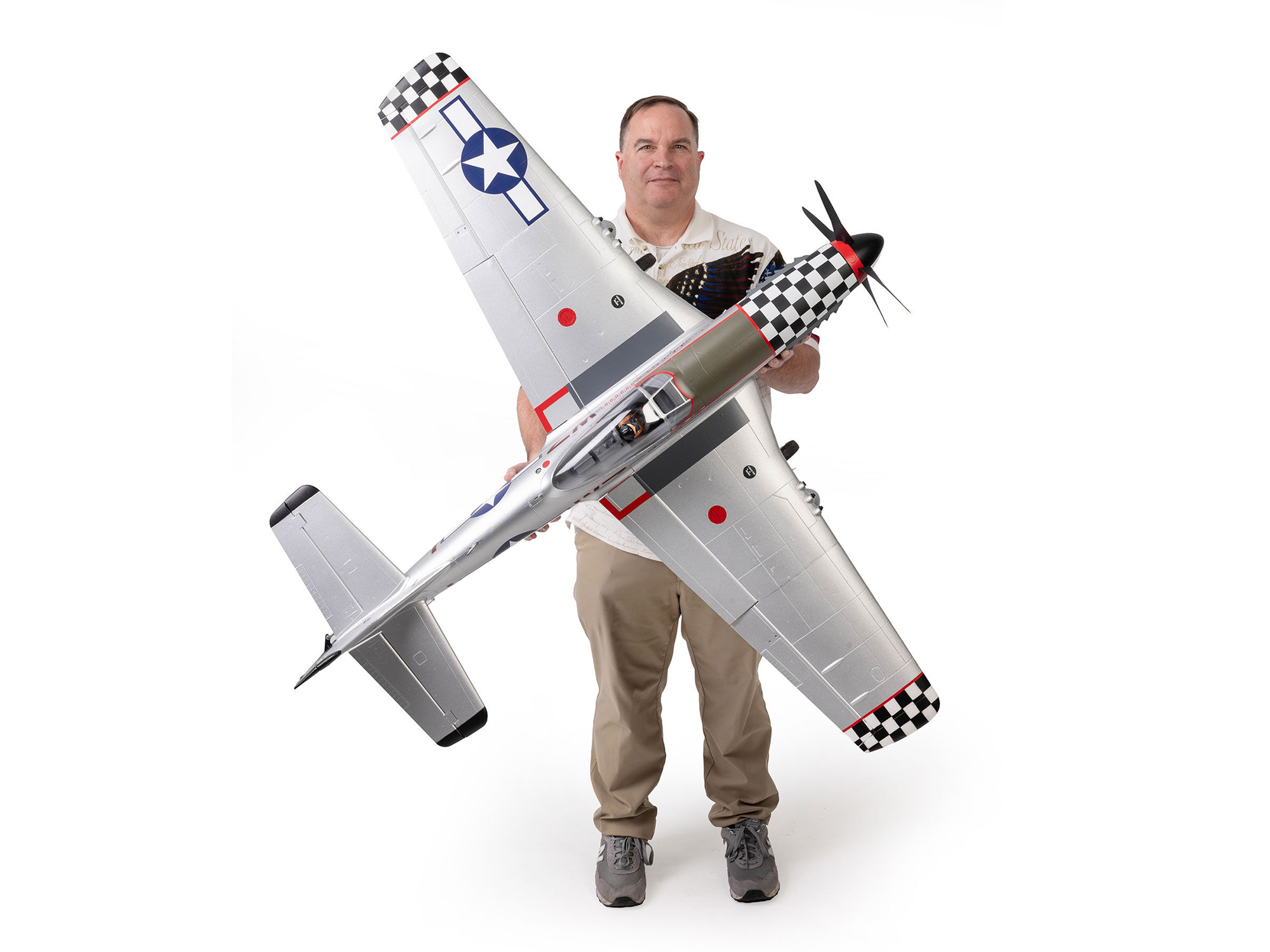 P-51D Mustang "Big Beautiful Doll" 1.5m BNF Basic with AS3X+-33