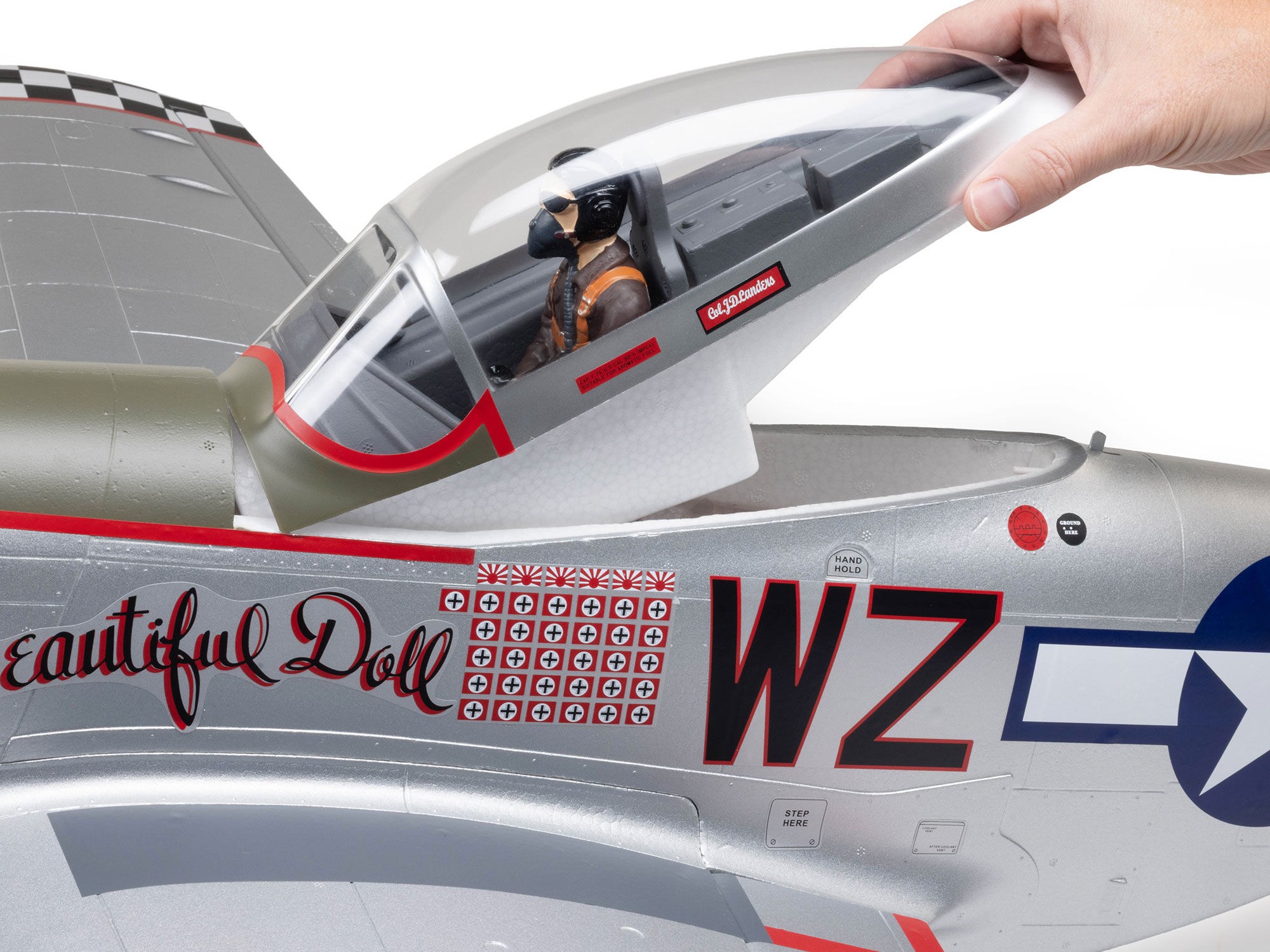 P-51D Mustang "Big Beautiful Doll" 1.5m PNP-15