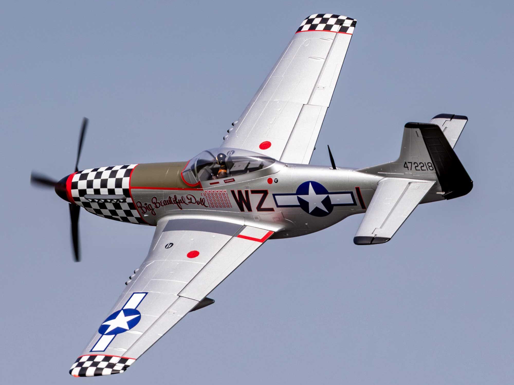 P-51D Mustang "Big Beautiful Doll" 1.5m PNP-26