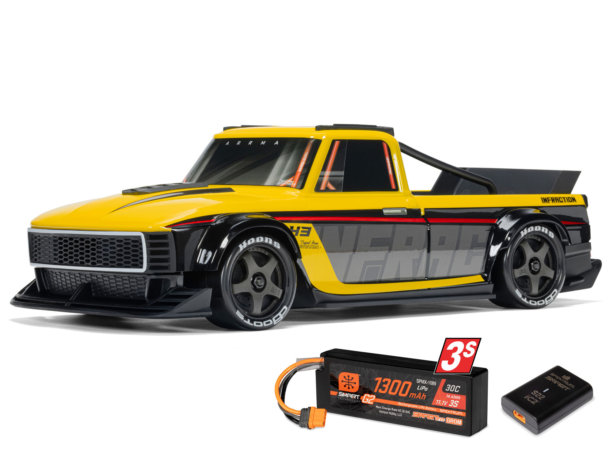 112-infraction-grom-3s-blx-4x4-rtr-w-battcharg-yelblk