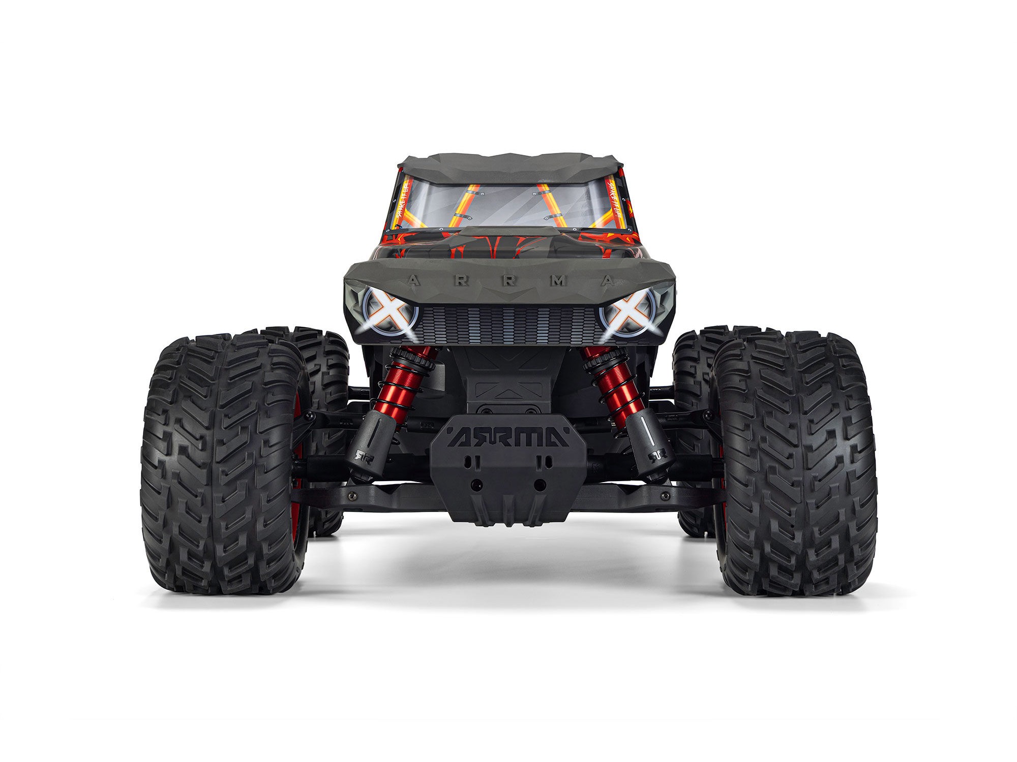 1/8 QUAKE 4S DSC 4X4 RTR Monster Truck, Black/Red-3