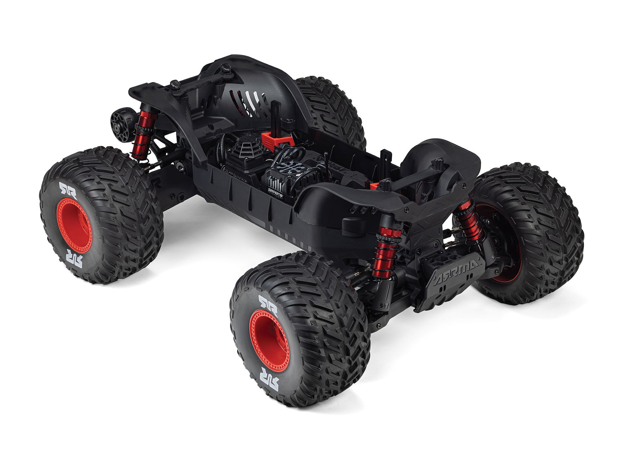 1/8 QUAKE 4S DSC 4X4 RTR Monster Truck, Black/Red-6