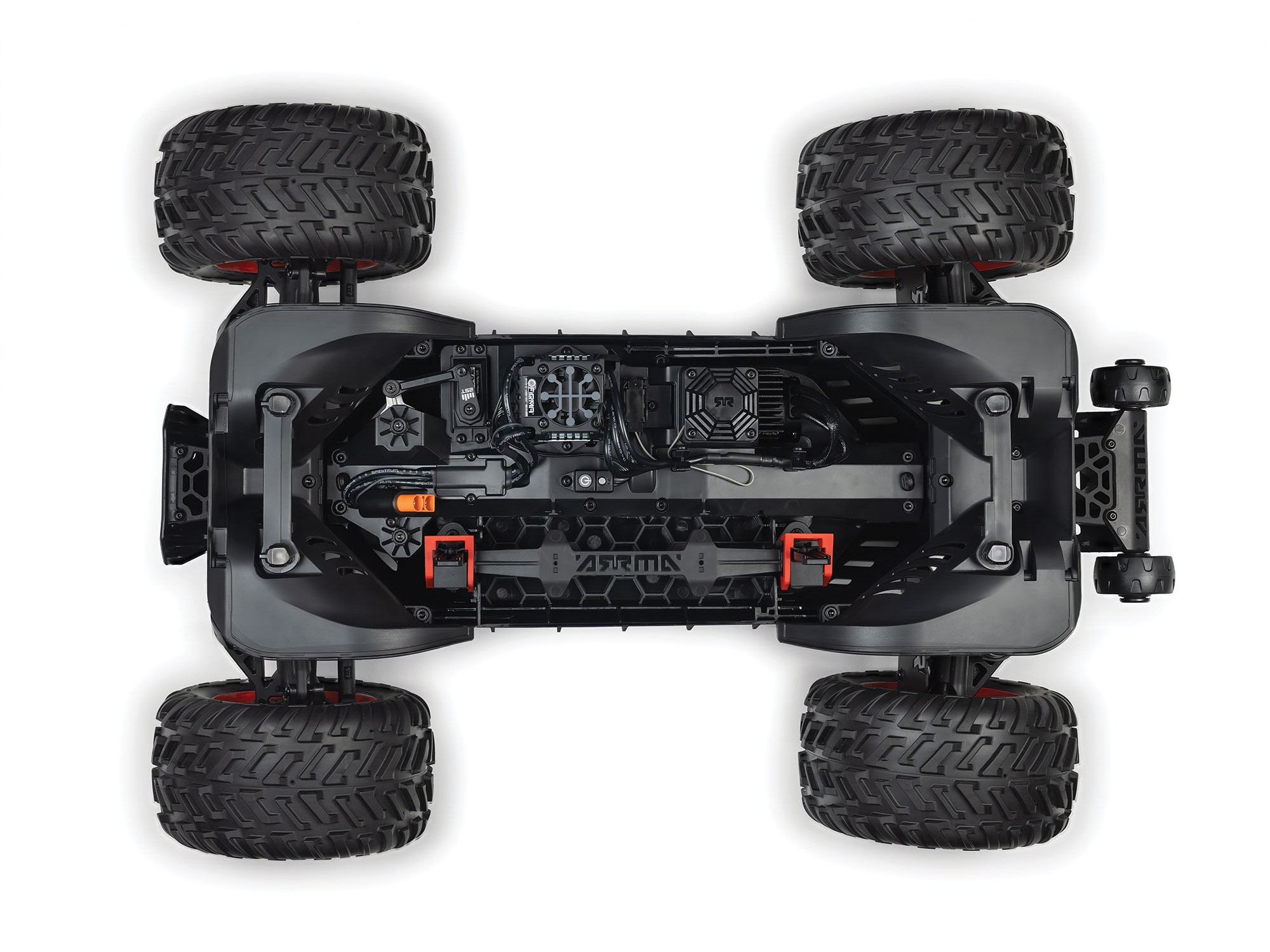 1/8 QUAKE 4S DSC 4X4 RTR Monster Truck, Black/Red-7