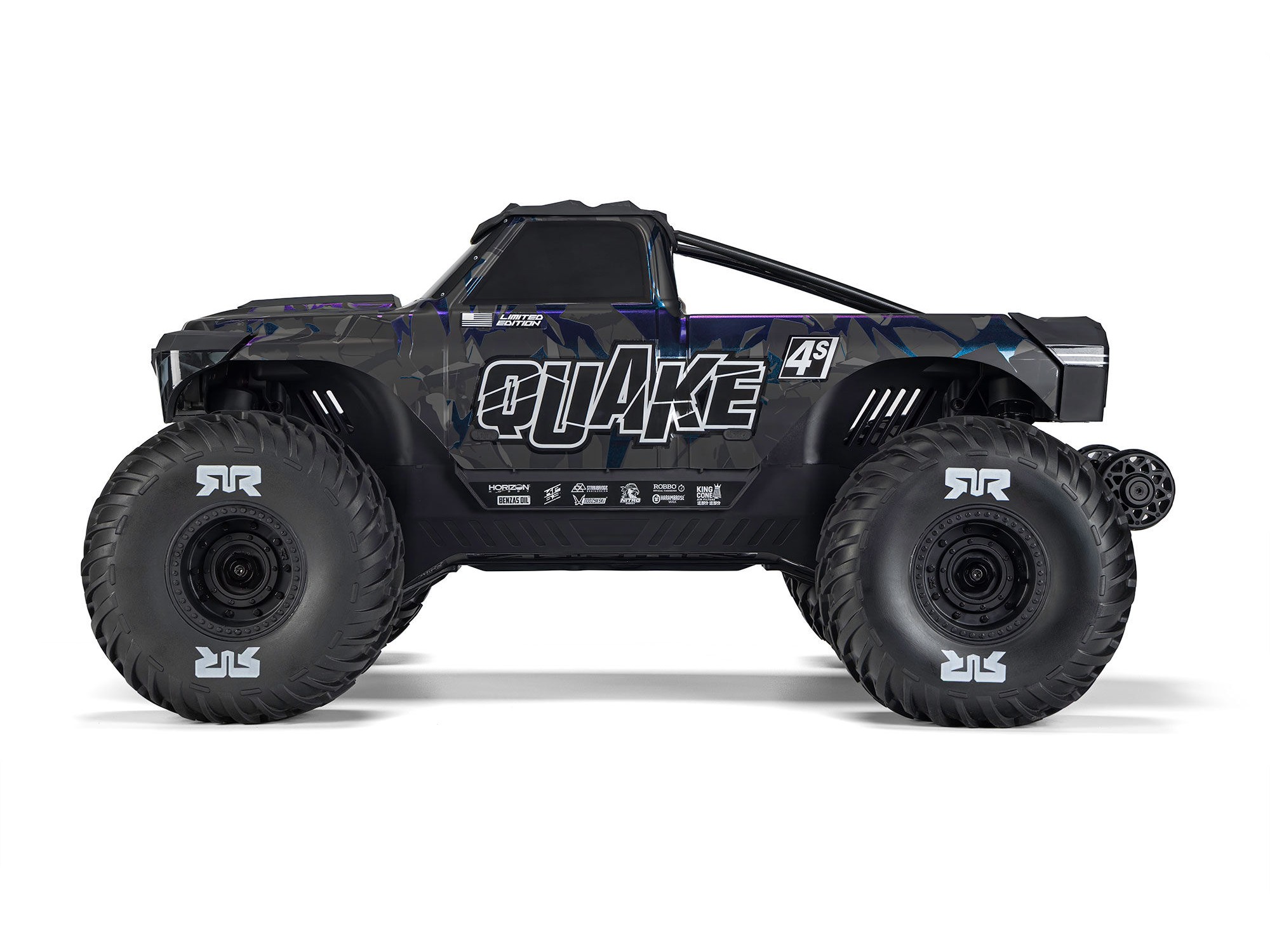 1/8 QUAKE 4S DSC 4X4 RTR Monter Truck, LE Black/Pearl-4