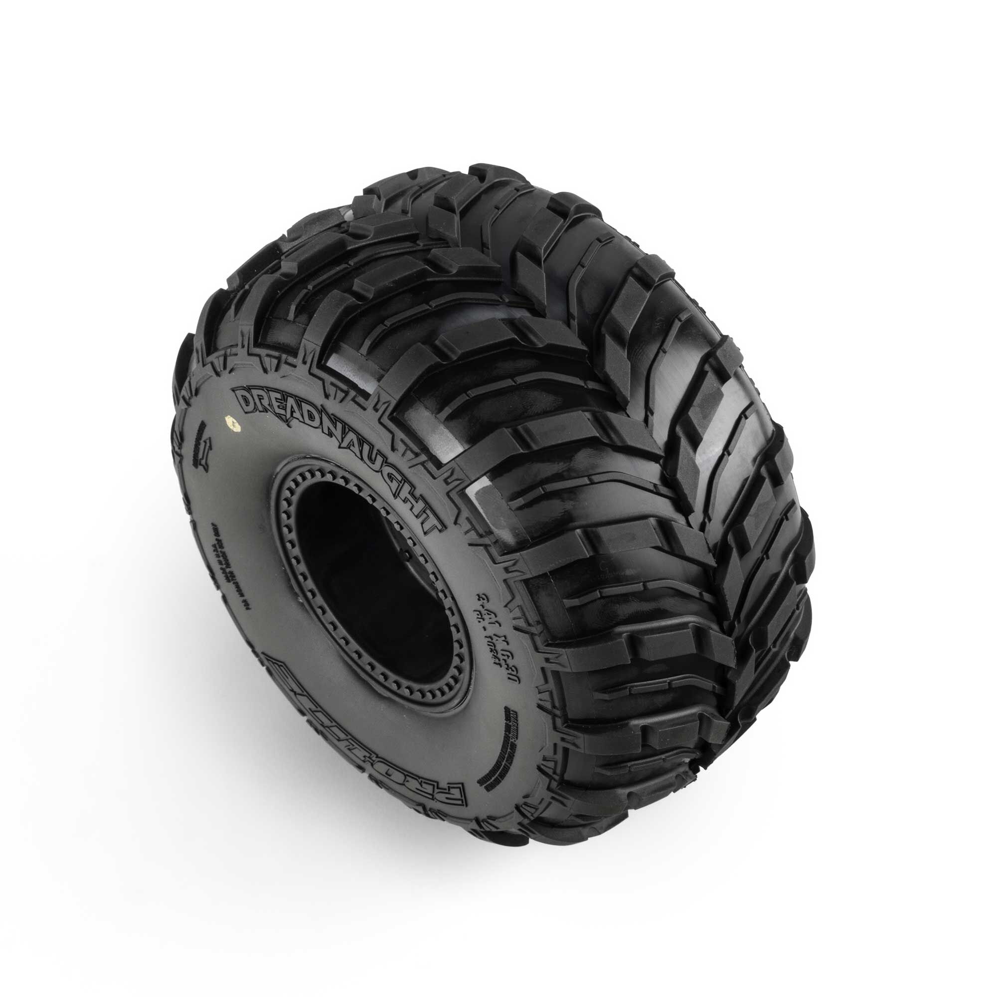 1/8 Dreadnaught Front/Rear Tire MTD QUAKE 4S Wheel (2): QUAK-11