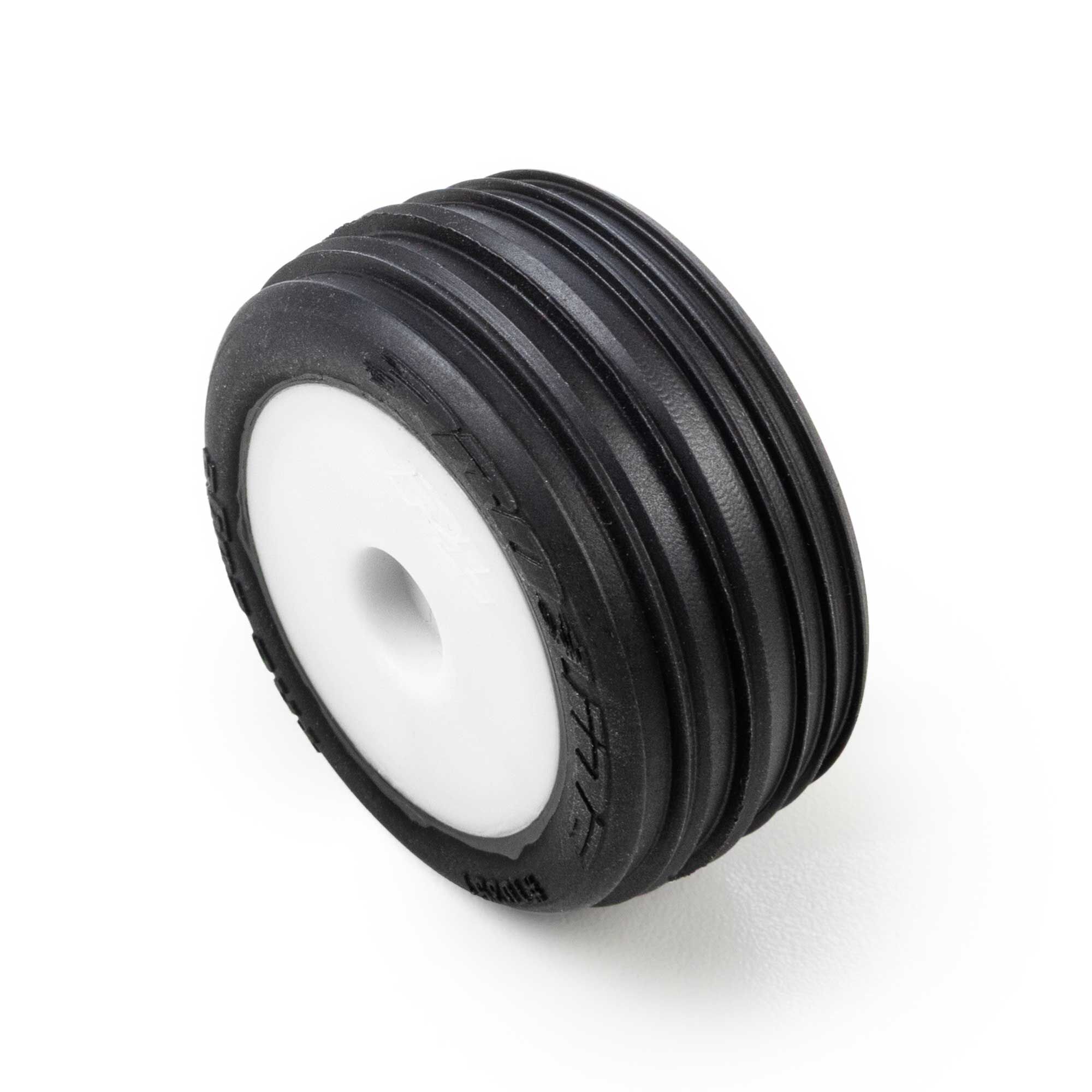 Edge Front / Step Pin Rear Tires Mounted 7mm White (4): Losi-5