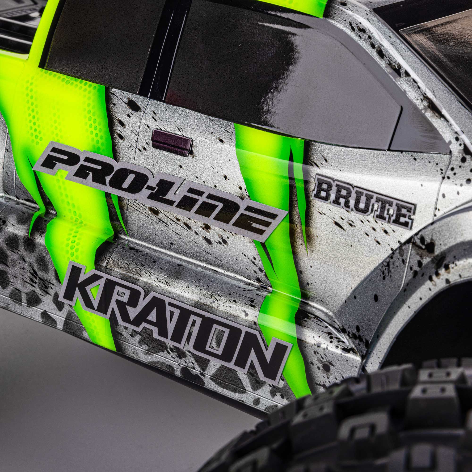 1/8 Brute Clipless Clear Body: ARRMA KRATON 6S-7