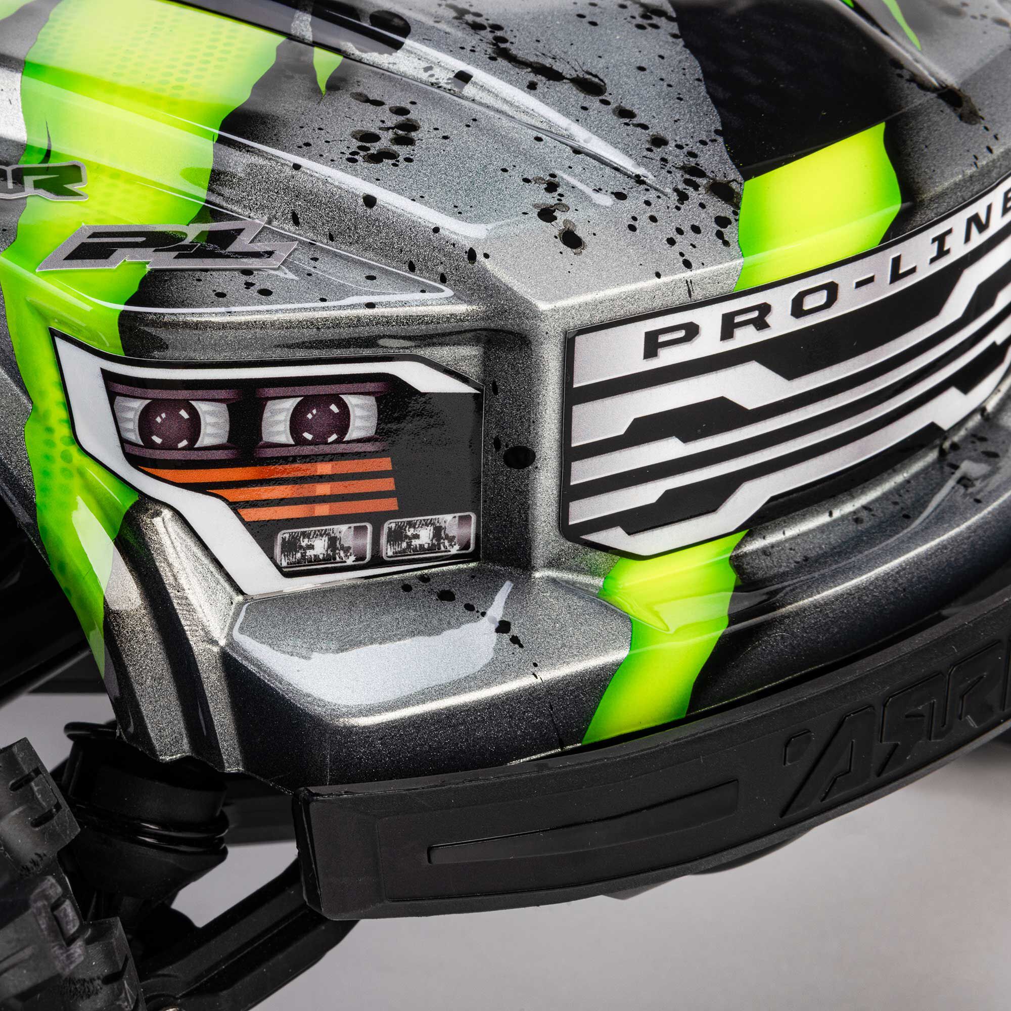 1/8 Brute Clipless Clear Body: ARRMA KRATON 6S-8