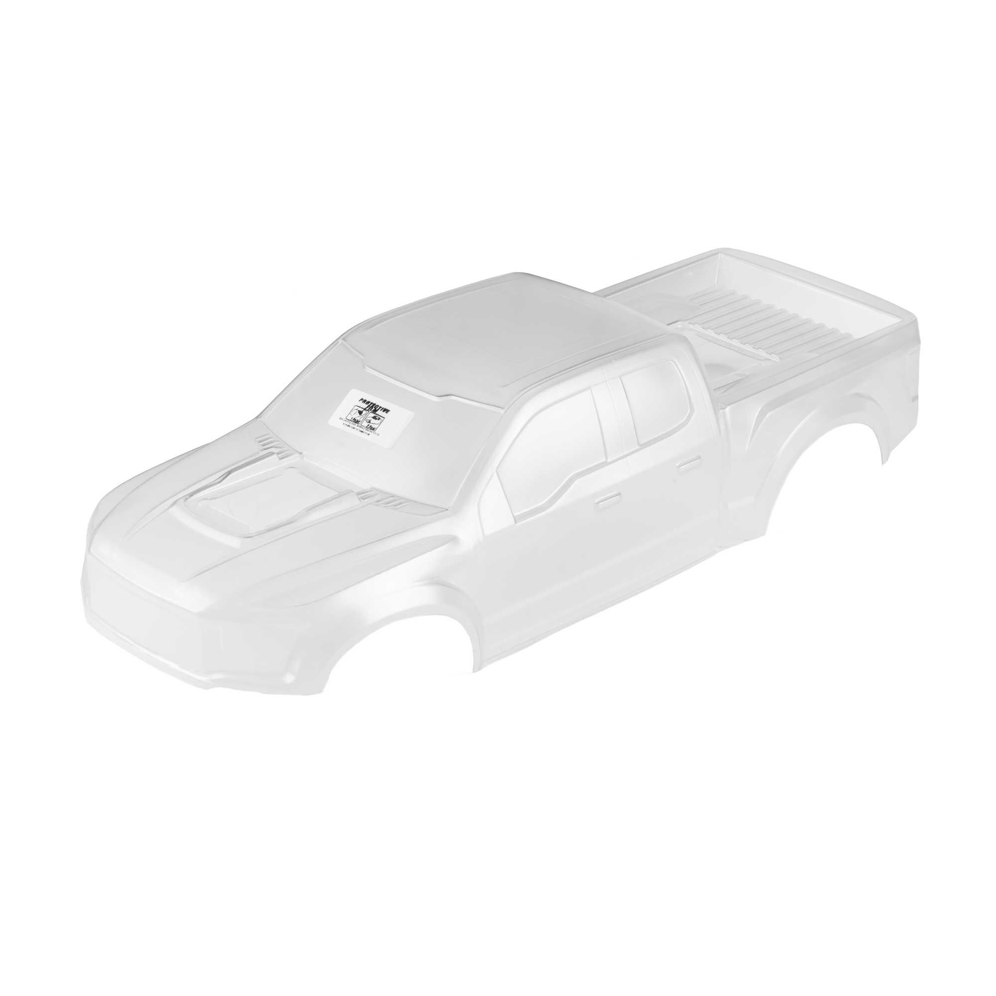 1/8 Pre-Cut 2022 Ford Raptor Clear Body: ARRMA QUAKE 4S-7