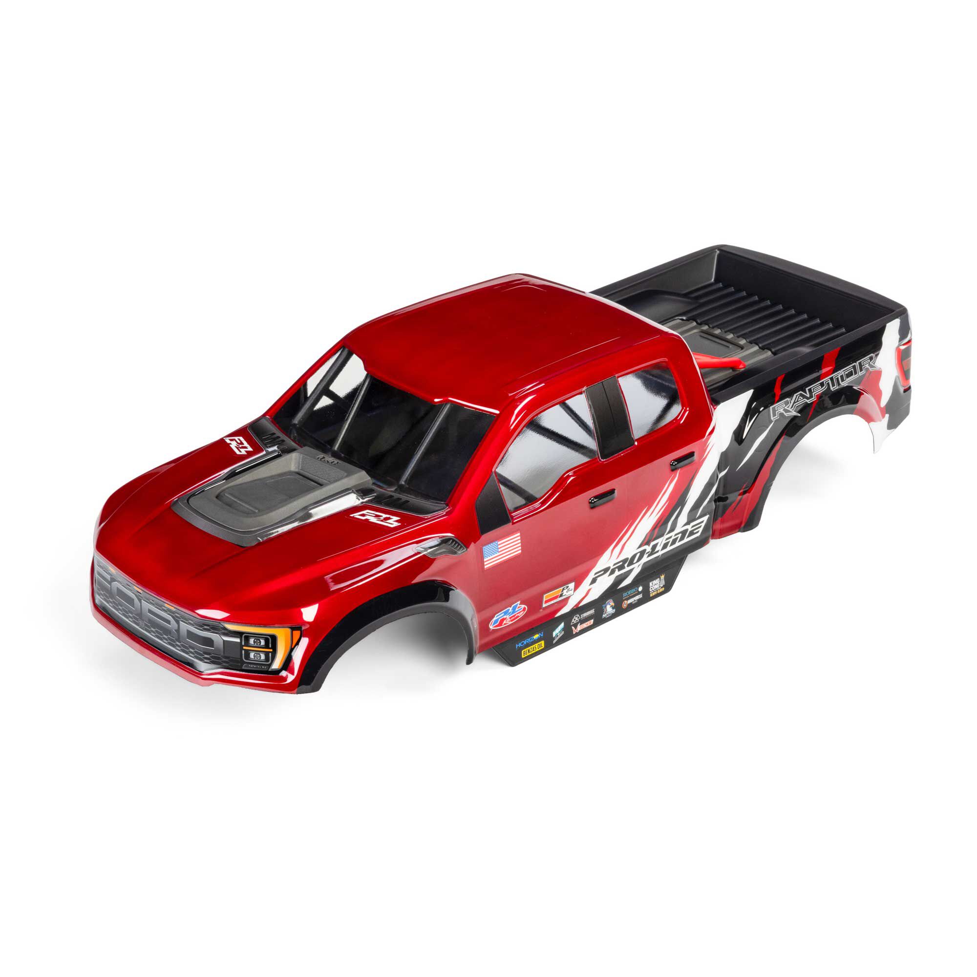 1/8 Pre-Cut 2022 Ford Raptor Clear Body: ARRMA QUAKE 4S-8