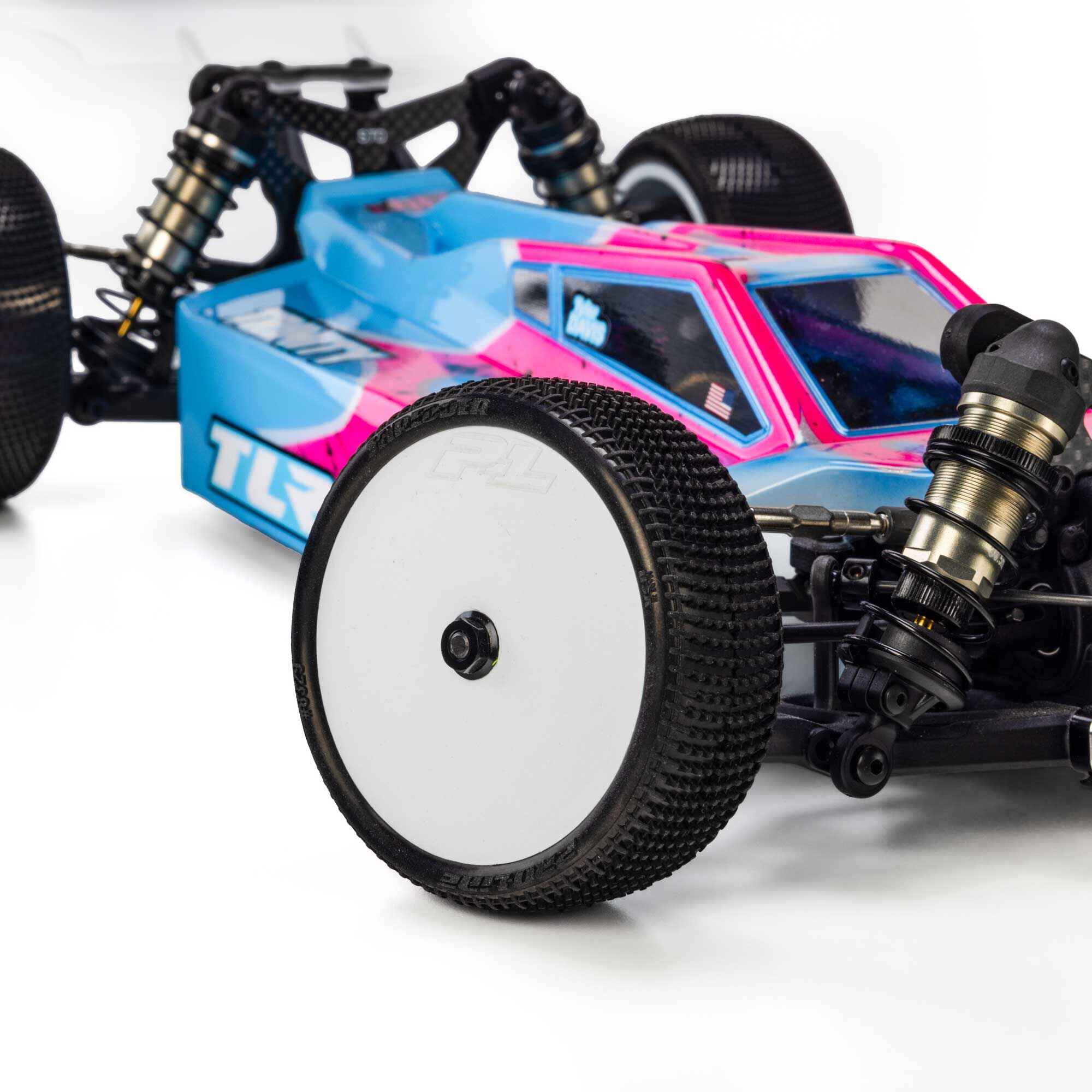 1/10 Shredder CR3 4WD Front 2.2 Carpet Buggy Tires (2)-3
