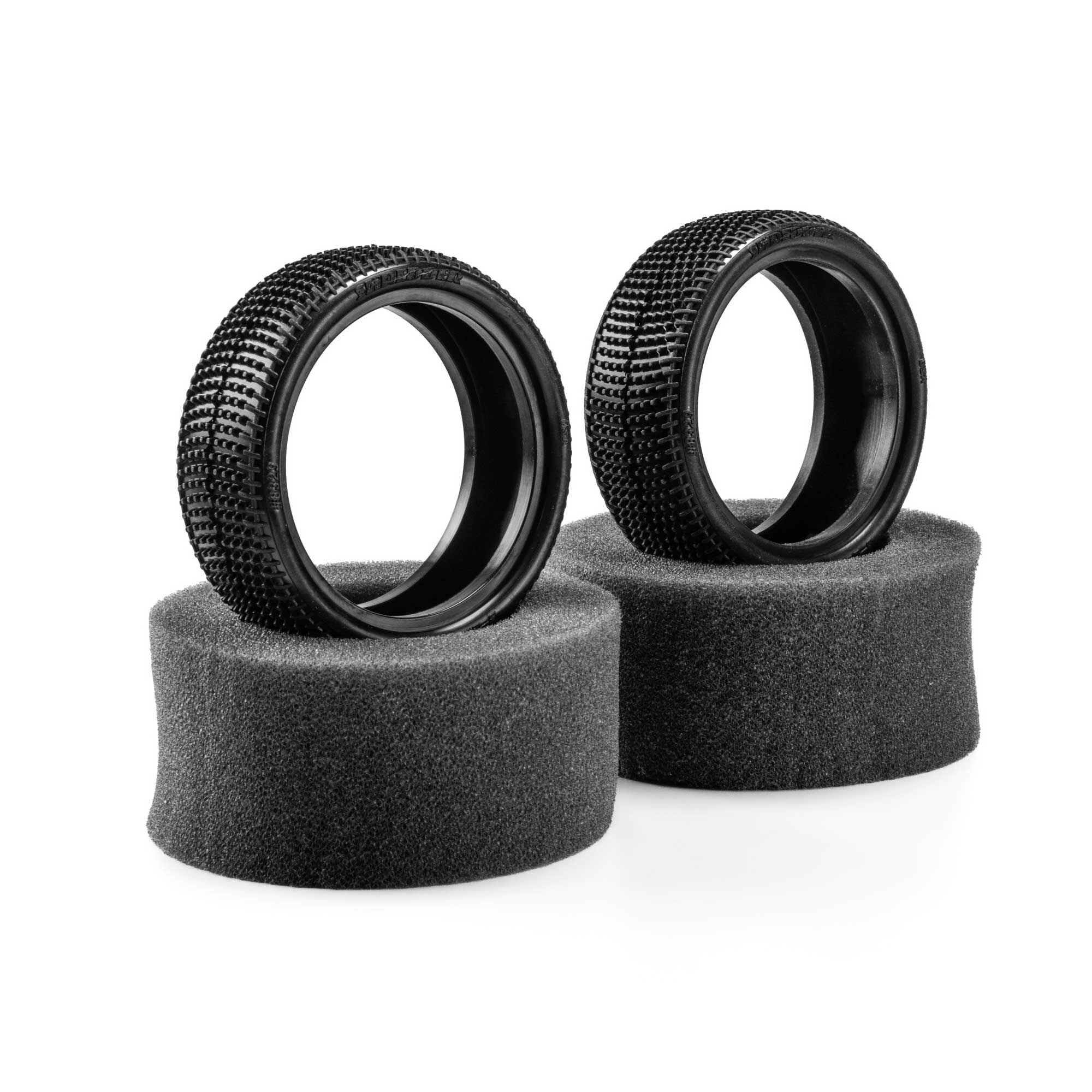 1/10 Shredder CR3 4WD Front 2.2 Carpet Buggy Tires (2)-4