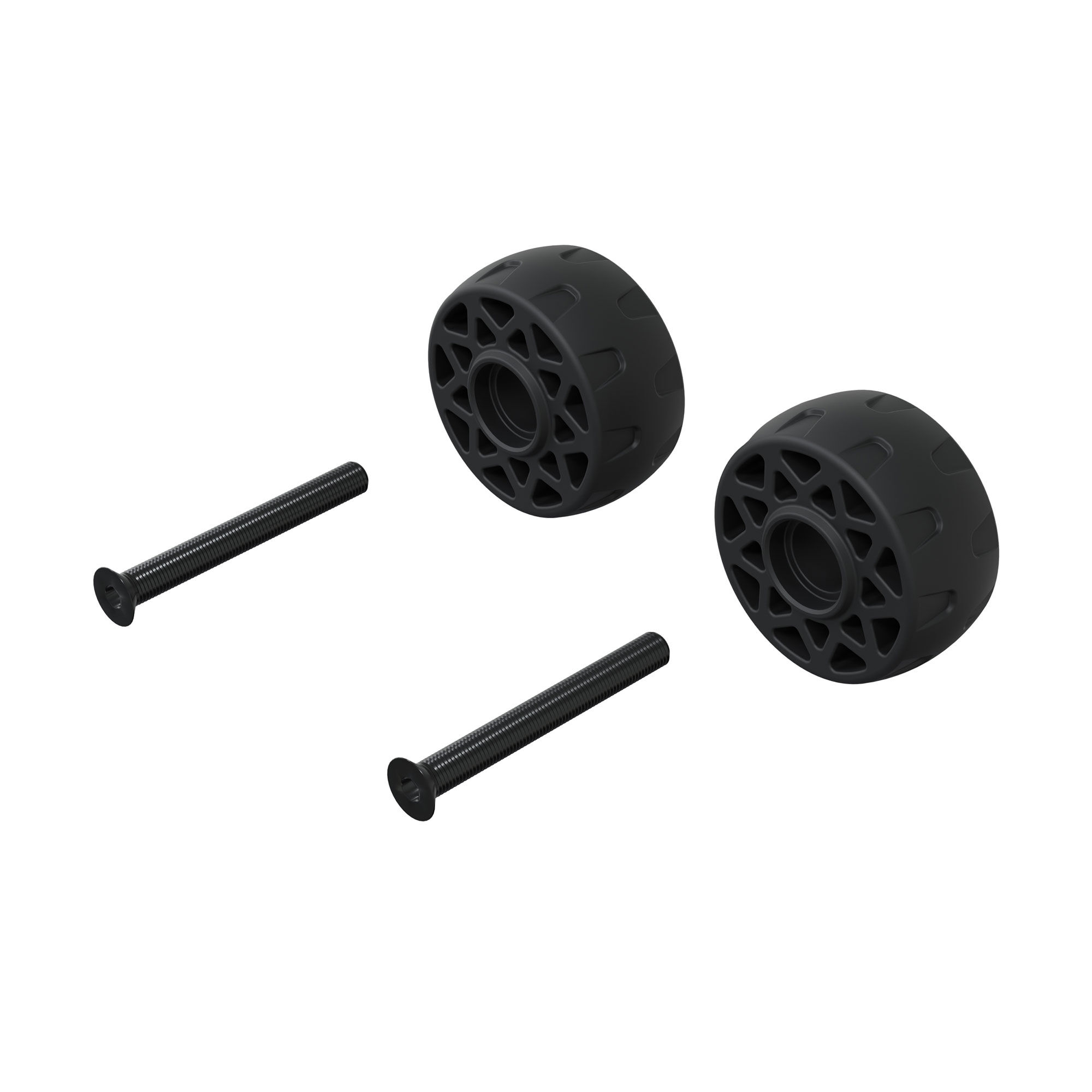 Wheelie Bar Wheel Set (2pcs), Monster Truck: QUAKE