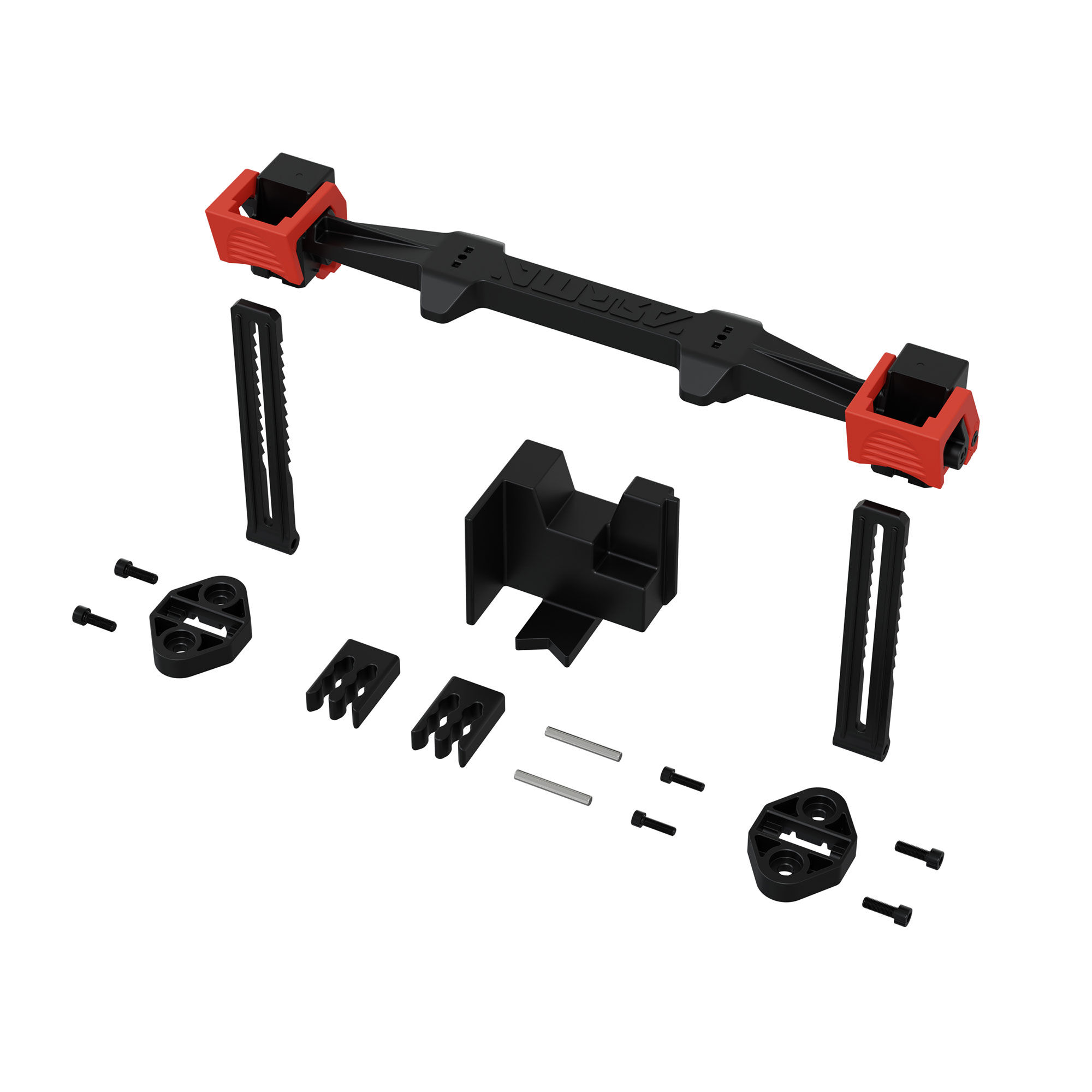 Ratchet Battery Mounting Set, Red