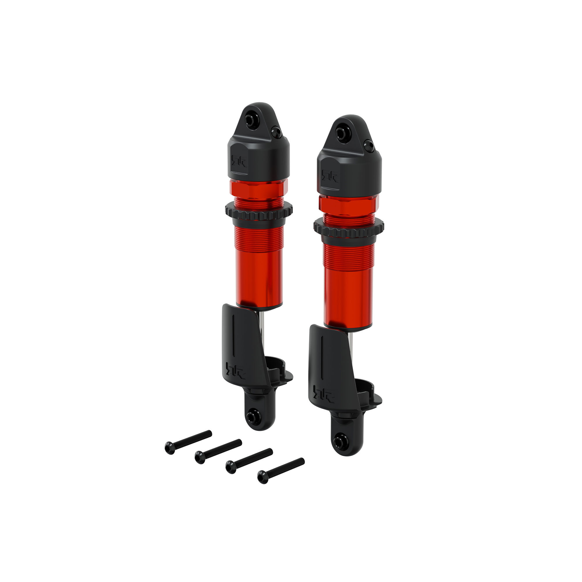 Shock Set (Front), Alloy, 15mm Bore, 143.5mm Length, 4x1.9mm