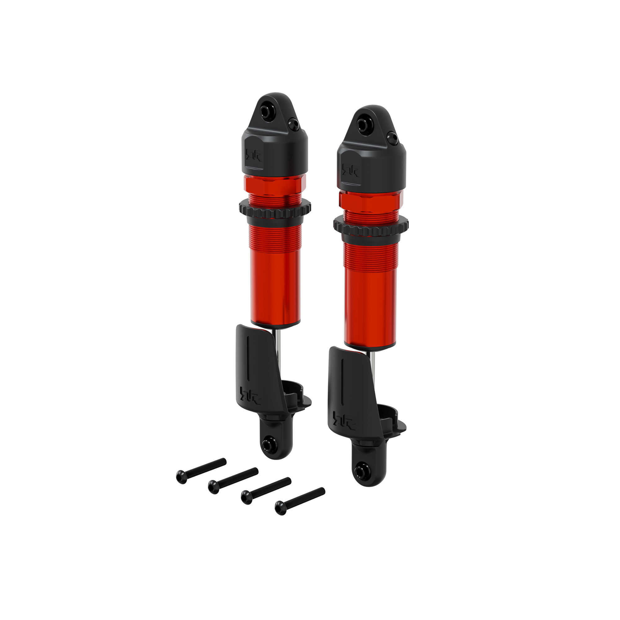Shock Set (Rear), Alloy, 15mm Bore, 153.5mm Length, 4x1.9mm