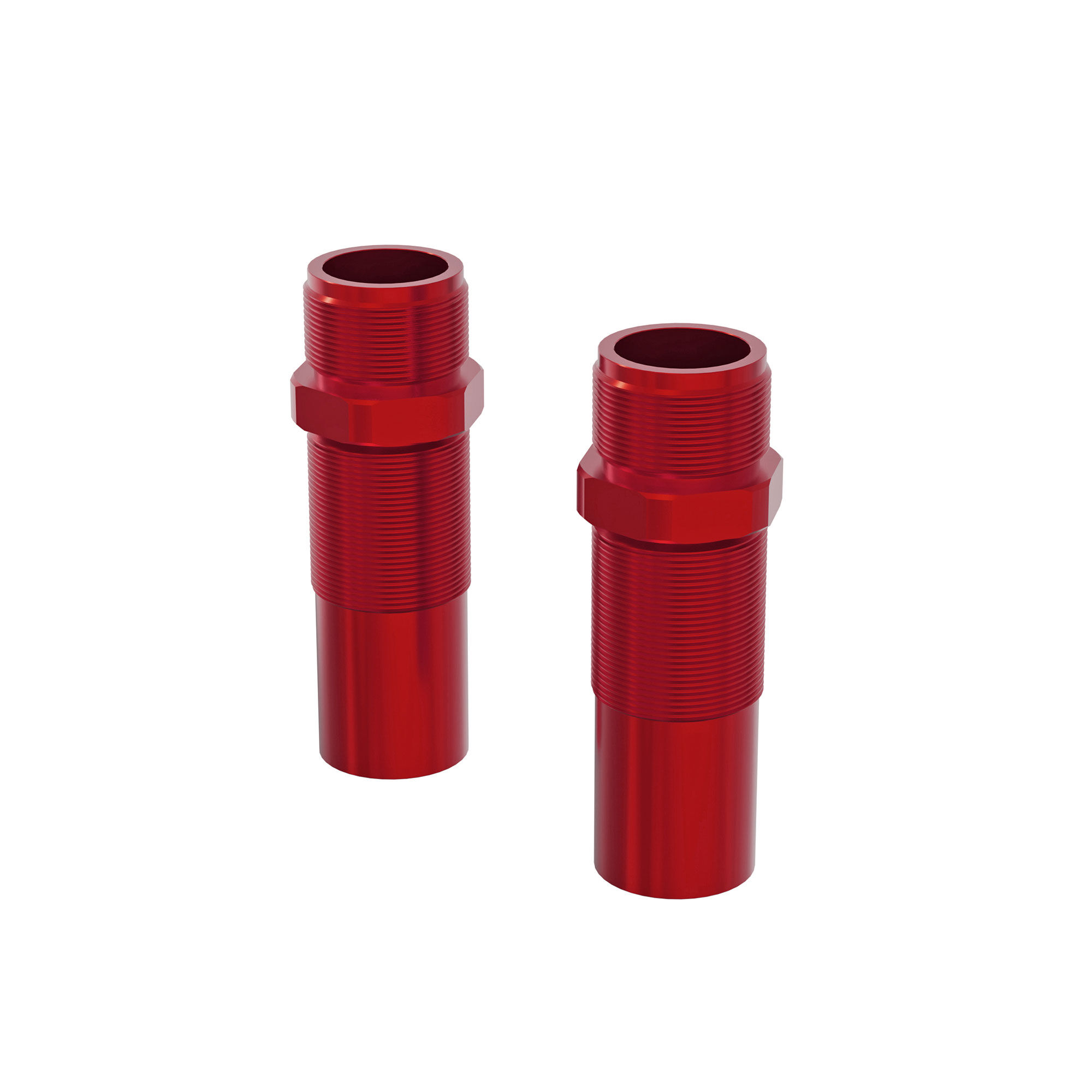 Shock Body (Front), Aluminum, 15x67mm, Red