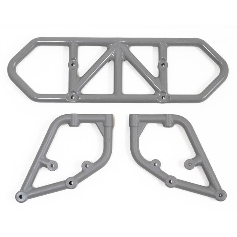 Rpm Rear Bumper For Traxxas Slash 2wd - Grey