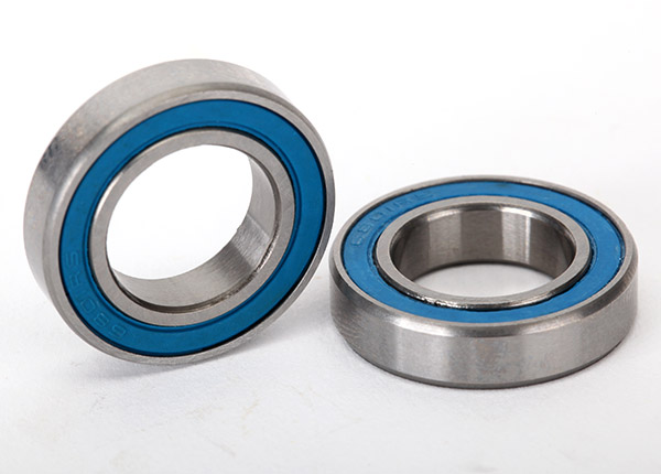 Traxxas Ball bearings, Blue rubber sealed (12x21x5mm) (2 pcs)