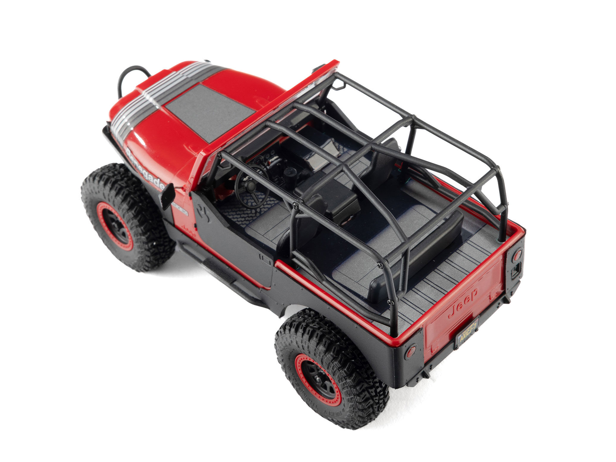 1/30 SCX30 Jeep CJ-7 GenRight 4X4 RTR, Red-4