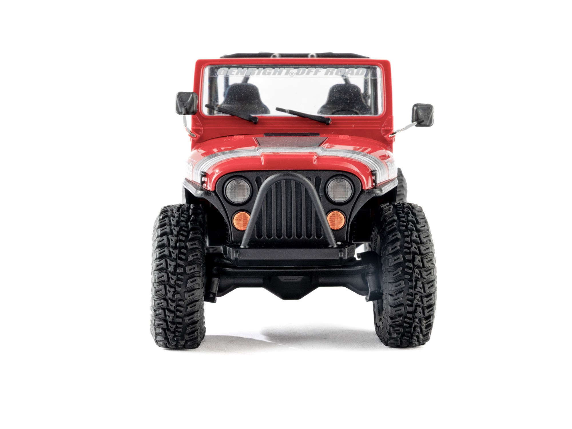1/30 SCX30 Jeep CJ-7 GenRight 4X4 RTR, Red-5