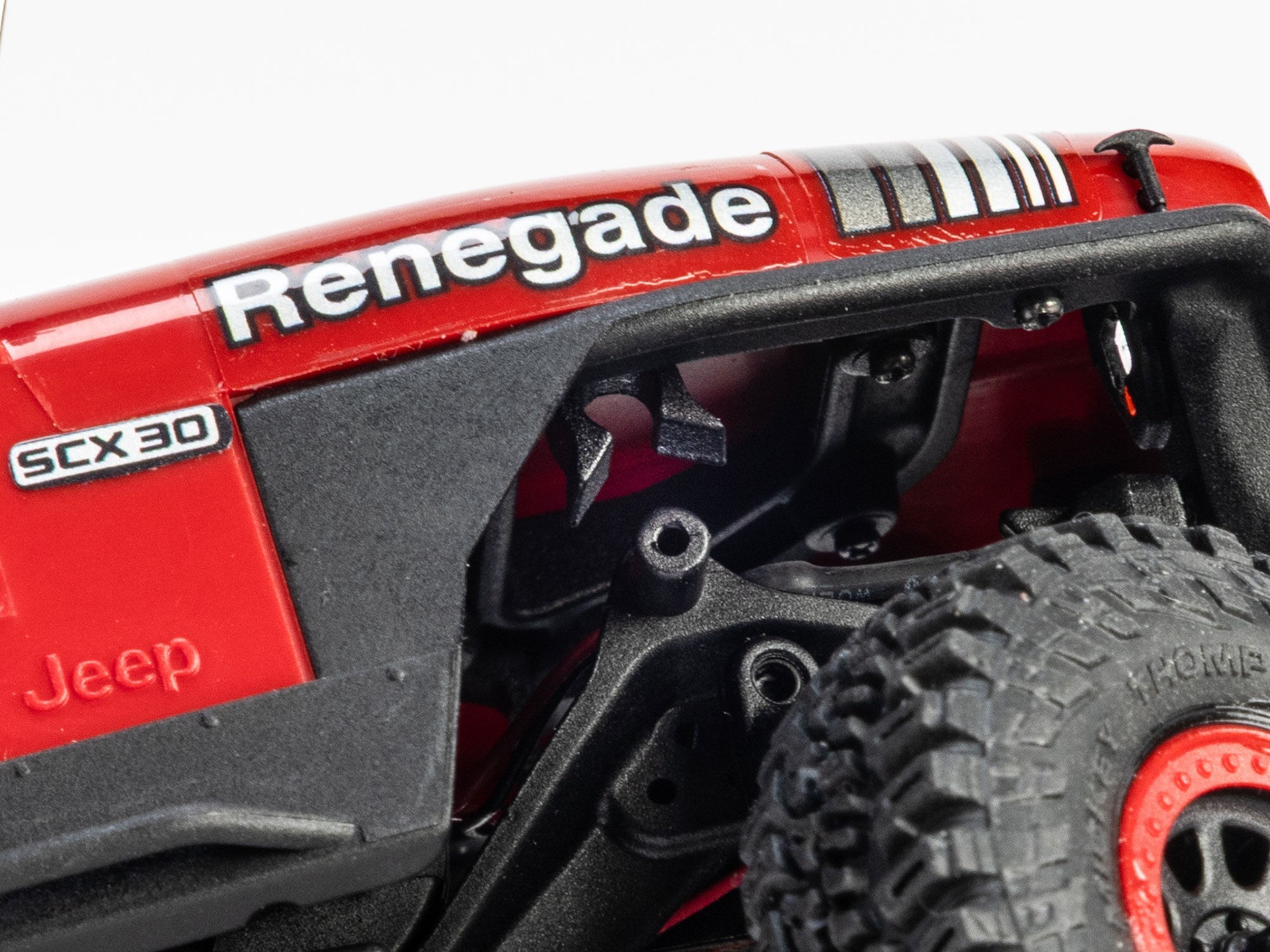 1/30 SCX30 Jeep CJ-7 GenRight 4X4 RTR, Red-17