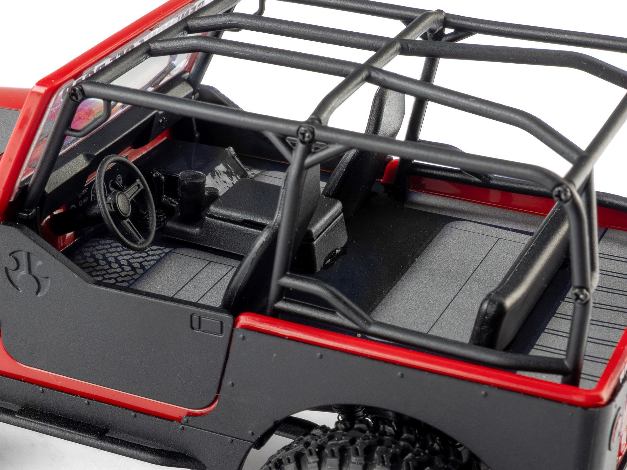 1/30 SCX30 Jeep CJ-7 GenRight 4X4 RTR, Red-19